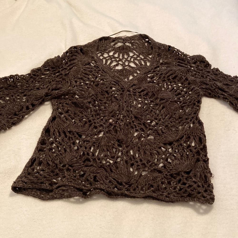 Free People open weave sweater Sz XS